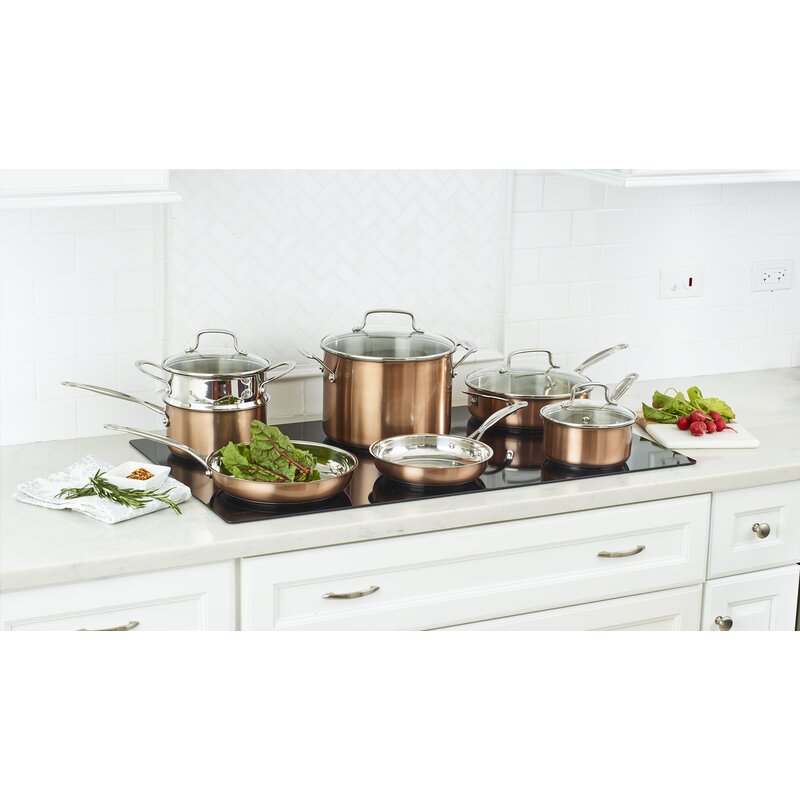 Cuisinart 11 Piece Stainless Steel Cookware Set & Reviews | Wayfair